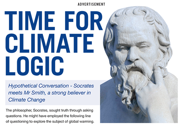 Socratic Adverti, Climate Change, Global Warming, The Australia. The Climate Group.